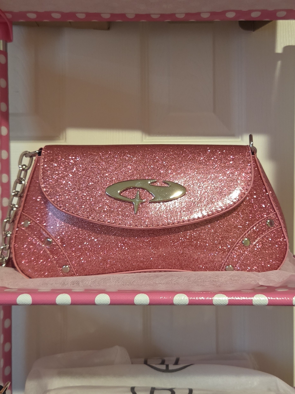 Barbie Pink Glitter Purse